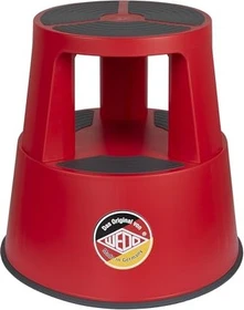 Wedo Step Rollhocker Kunststoff, rot