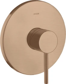 Hansgrohe Axor Starck Einhebel-Brausemischer Unterputz mit Pingriff brushed red gold