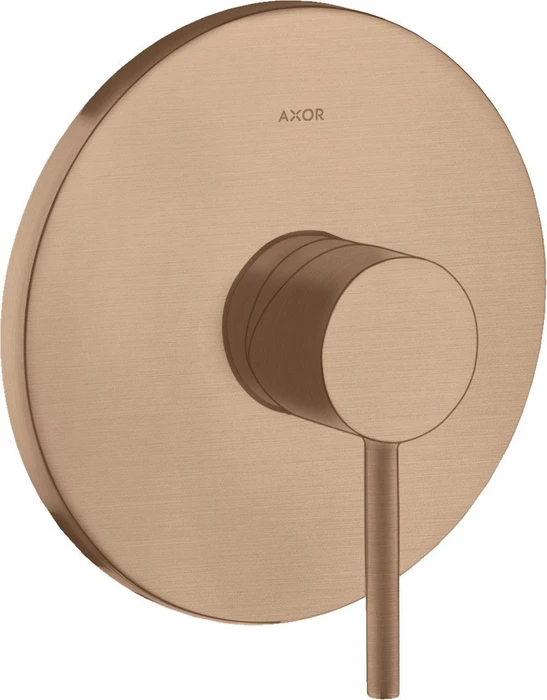 Hansgrohe Axor Starck Einhebel-Brausemischer Unterputz mit Pingriff brushed red gold