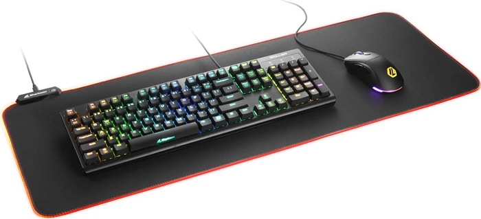 Sharkoon 1337 RGB V2 Gaming Mat 800, schwarz