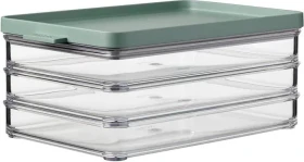 Mepal Aufschnittdose Omnia Vorratsdose Stapelbox nordic sage, 3-tlg.