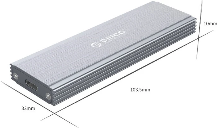 Orico PRM2-C3, grau, USB-C 3.1