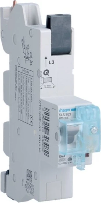 Hager SLS-Schalter 1 polig E-Charakteristik 63A