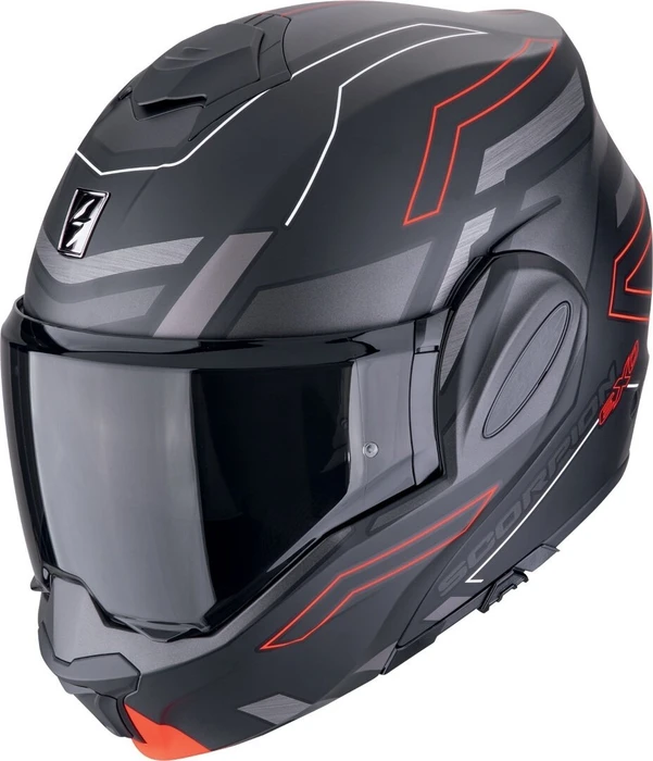 Scorpion EXO-Tech Evo Conquer matt schwarz/grau/rot