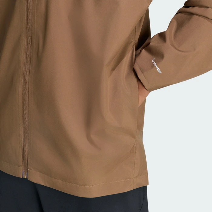 adidas Terrex Multi Essentials 2L Funktionsjacke brown oxide (Herren)