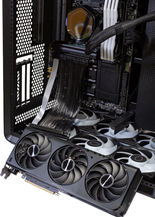 Cooler Master MasterFrame 360 Stage Mirror, schwarz, Glasfenster