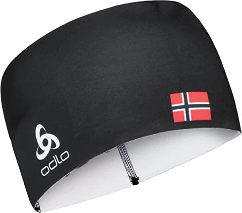Odlo Competition Fan Warm Stirnband black/norwegian flag
