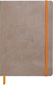 Rhodia Rhodiarama Notizbuch, A5, punktiert, Softcover, taupe, 80 Blatt