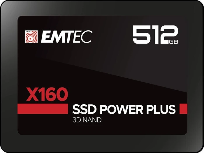 Emtec X160 SSD Power Plus 512GB, 2.5" / SATA 6Gb/s, bulk