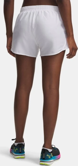 Under Armour Fly By 8cm Hose kurz white/reflective (Damen)