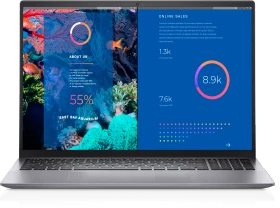 Dell Vostro 16 5635, Titan Grey, Ryzen 5 7530U, 16GB RAM, 512GB SSD, DE