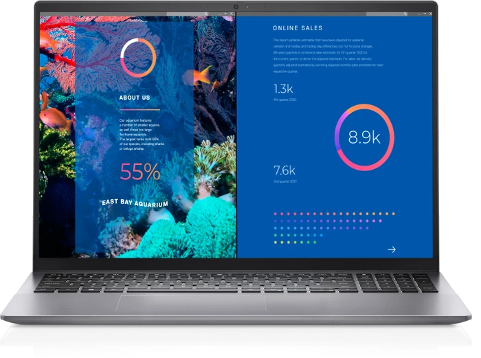 Dell Vostro 16 5635, Titan Grey, Ryzen 5 7530U, 16GB RAM, 512GB SSD, DE