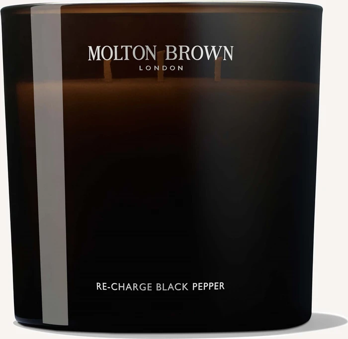Molton Brown Re-Charge Black Pepper Three Wick Candle, 600g