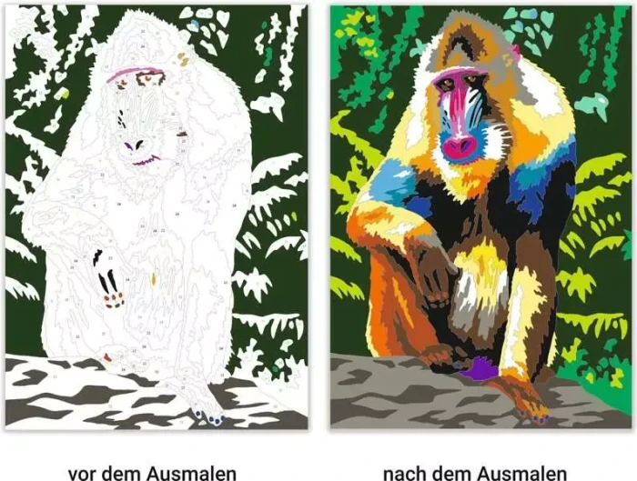 Ravensburger Malen nach Zahlen Wilde Tiere