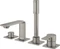 Grohe Allure 4-Loch-Einhand-Wannenkombination satin steel Vorschaubild