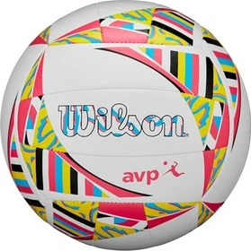Wilson AVP Movement Volleyball weiß/rosa/gelb