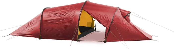 Hilleberg Nallo 4 GT Tunnelzelt rot