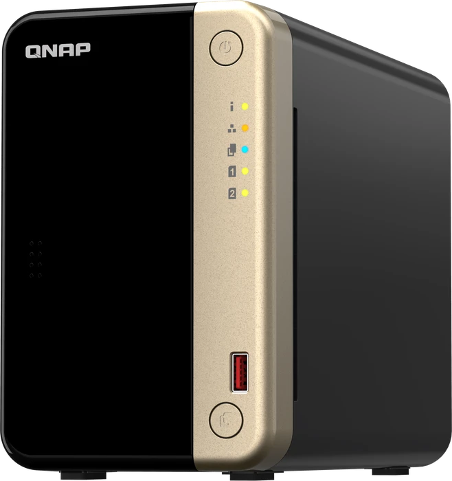 QNAP Turbo Station TS-264-8G, 8GB RAM, 2x RJ-45 2.5GBase-T, 2x USB-A 3.1