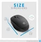 HP Dual Mode Mouse 300 schwarz, USB/Bluetooth Vorschaubild