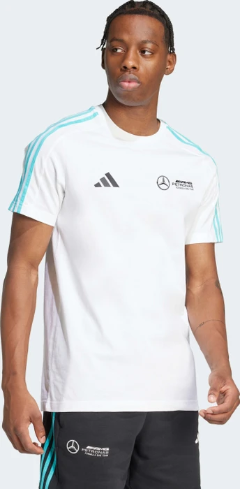 adidas Mercedes AMG Petronas Formula One Team DNA T-Shirt kurzarm weiß/schwarz (Herren)