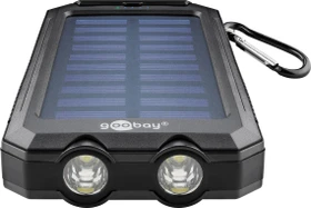 Wentronic Goobay Solar-Powerbank 8000mAh schwarz