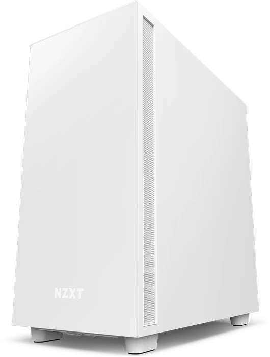 NZXT H7 White, weiß, Glasfenster