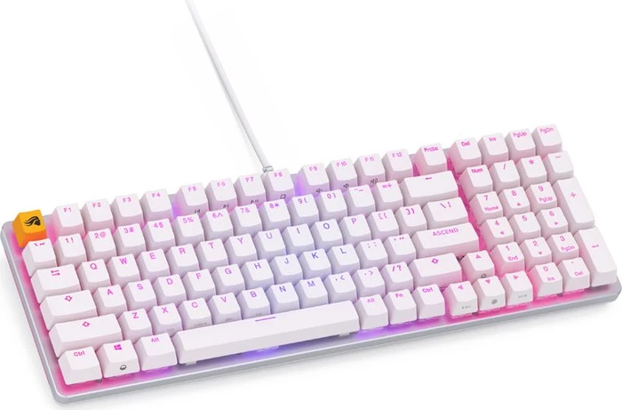 Glorious GMMK 2 Full Size, 96%, weiß, LEDs RGB, Glorious Fox Linear, USB, US