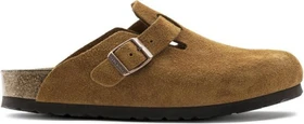 Birkenstock Boston Veloursleder Weichbettung mink