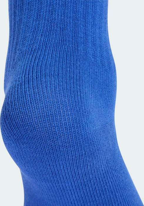 adidas 3-Streifen Crew Socken bold blue/cloud white/black, 6 Paare (Junior)