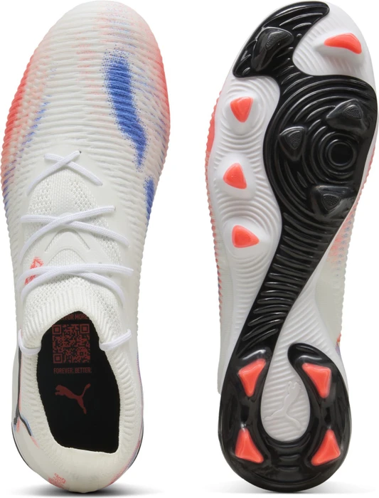 Puma Future 8 Match FG/AG puma white/puma black/glowing red (Junior)