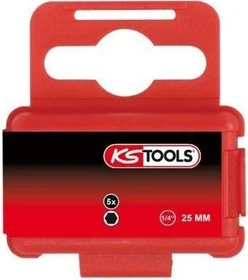 KS Tools TORSIONpower Innensechskant Bit 1/4", 5x25mm, 5 Stück