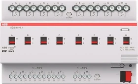 ABB SD/S8.16.1 Schalt-/Dimmaktor 8-fach, 16A, 8TE REG (2CDG110081R0011)