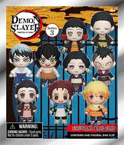 Monogram International Demon Slayer Bag Clip Serie 3 (verschiedene Ausführungen)