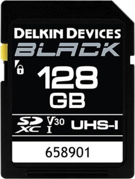 Delkin Black R90/W90 128GB, UHS-I U3, Class 10