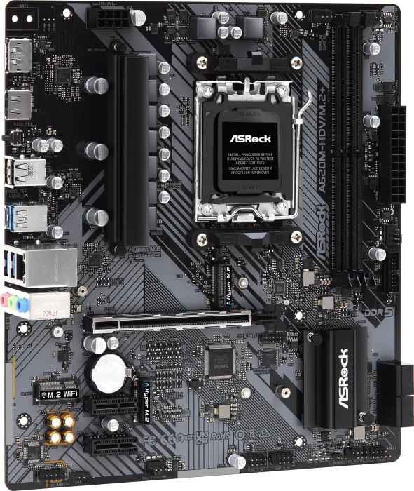 ASRock A620M-HDV/M.2+ (AMD AM5)