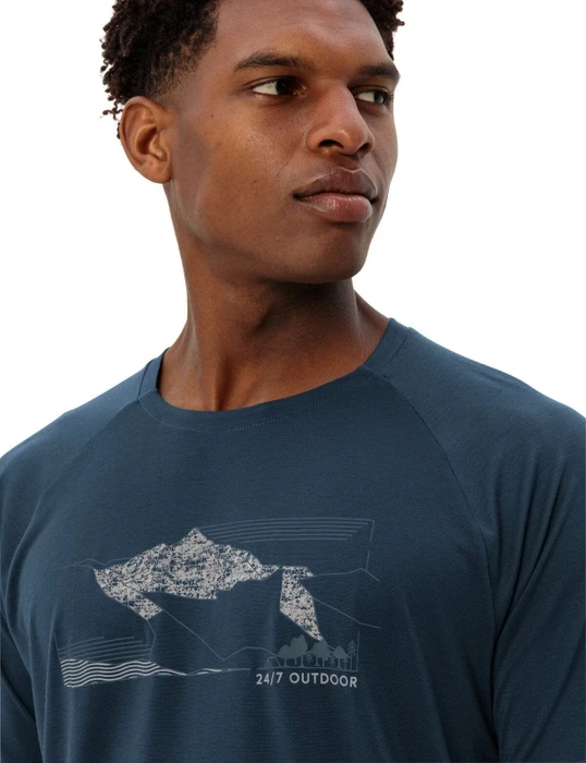 Vaude Gleann II Funktionsshirt kurzarm dark sea (Herren)