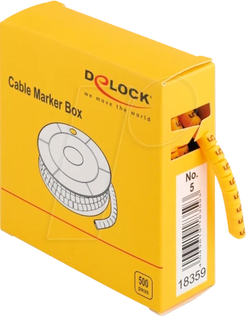 DeLOCK Kabelmarker / Kabel-Clips