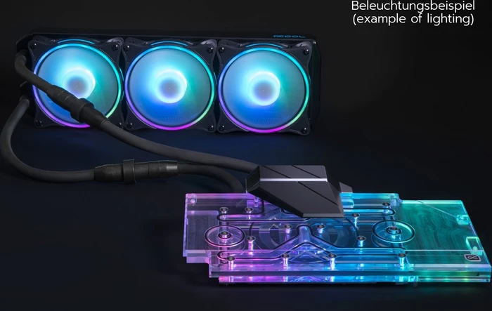 Alphacool Eiswolf 2 AiO 360mm RTX 3090/3080 ROG Strix mit Backplate