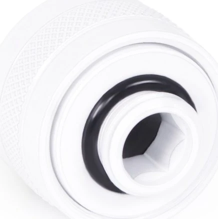 Alphacool Eiszapfen PRO Rohranschluss G1/4" auf 16mm, white, 6er-Pack