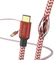 Hama Ladekabel Reflective USB-A/USB-C 1.5m Nylon rot Vorschaubild