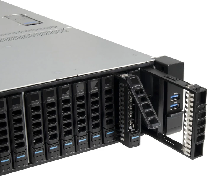 Inter-Tech IPC 2U-2724, schwarz, 2HE, ATX