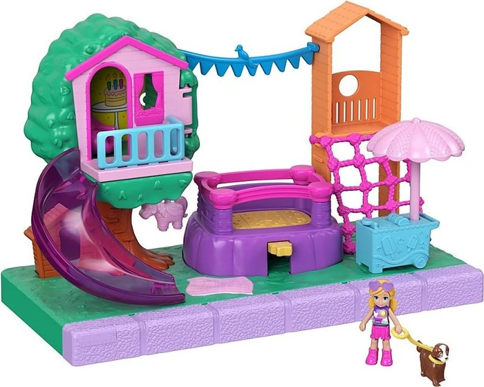 Mattel Polly Pocket - Pollyville Spielplatz Spielset