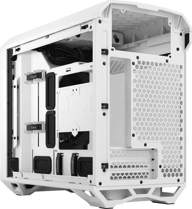 Fractal Design Torrent Nano White TG Clear Tint, Glasfenster, Mini-ITX
