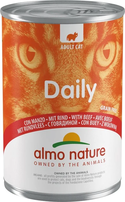 almo nature Daily Cats 400, mit Rind, 400g