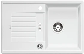 Blanco Zia 45 S Becken reversibel mit Ablauffernbedienung weiß