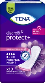 Tena Lady Discreet Protect+ Normal Night Hygieneeinlage, 10 Stück