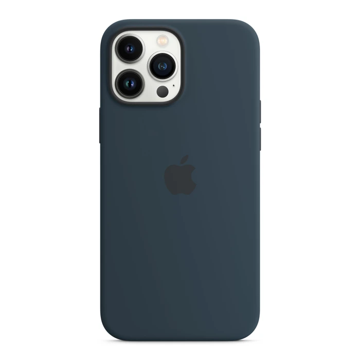 Apple Silikon Case mit MagSafe für iPhone 13 Pro Max abyssblau