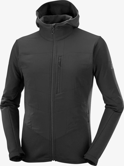 Salomon Outline Warm Hybrid Funktionsjacke schwarz (Herren)