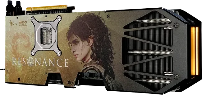 PowerColor Hellhound Radeon RX 9070 XT Resonance Edition, 16GB GDDR6, HDMI, 3x DP
