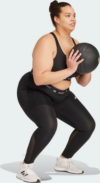 adidas TECHFIT Stash Pocket (Große Größen) Full-Length Hose lang black (Damen)